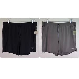 REI Active Pursuits Shorts Mens XL Athletic Gym Unlined UPF 50 NEW Lot of 2
